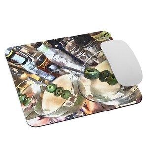 Dirty Martini with Olives Mouse Pad