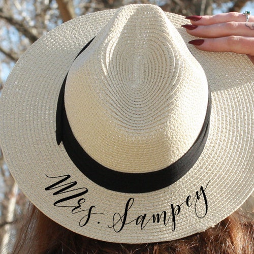 Mrs. Panama Hat Fedora Custom Sun Hat 