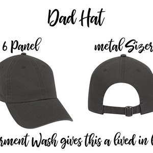 Bachelorette Party hats, garment washed, unstructured, cotton, Dad Hat, Bridesmaid Hats, Bridal party favors, personalized DH2HTV image 8