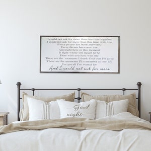 These are the Moments Wood Sign / Master Bedroom Sign / Inspirational Wall Decor / Over the Bed Sign / Home Decor Sign / Gift for Wedding