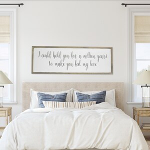 To Make You Feel My Love Wood Sign - Master Bedroom Wall Decor