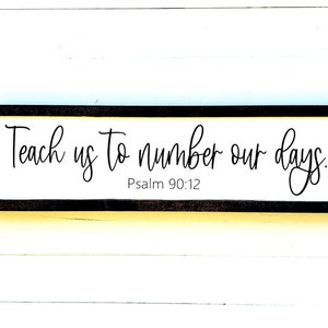Christian Sign / Wood Sign / Bible Verse Sign / Over the Door Sign / Framed Sign / Scripture Wall Decor / Psalm Sign / Christian Wall Art