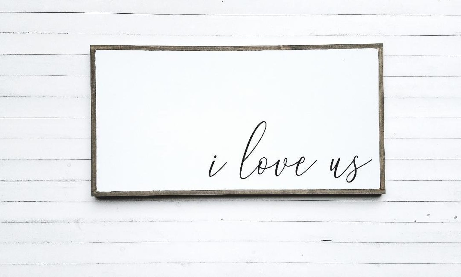 I Love Us Sign / Bedroom Sign / Wooden Sign / Inspirational | Etsy