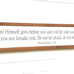 Christian Sign / Bible Verse / Christian Wall Art / Above Door Sign / Encouragement Gift / Christian Gift / Bible Verse Wall Art / The Lord