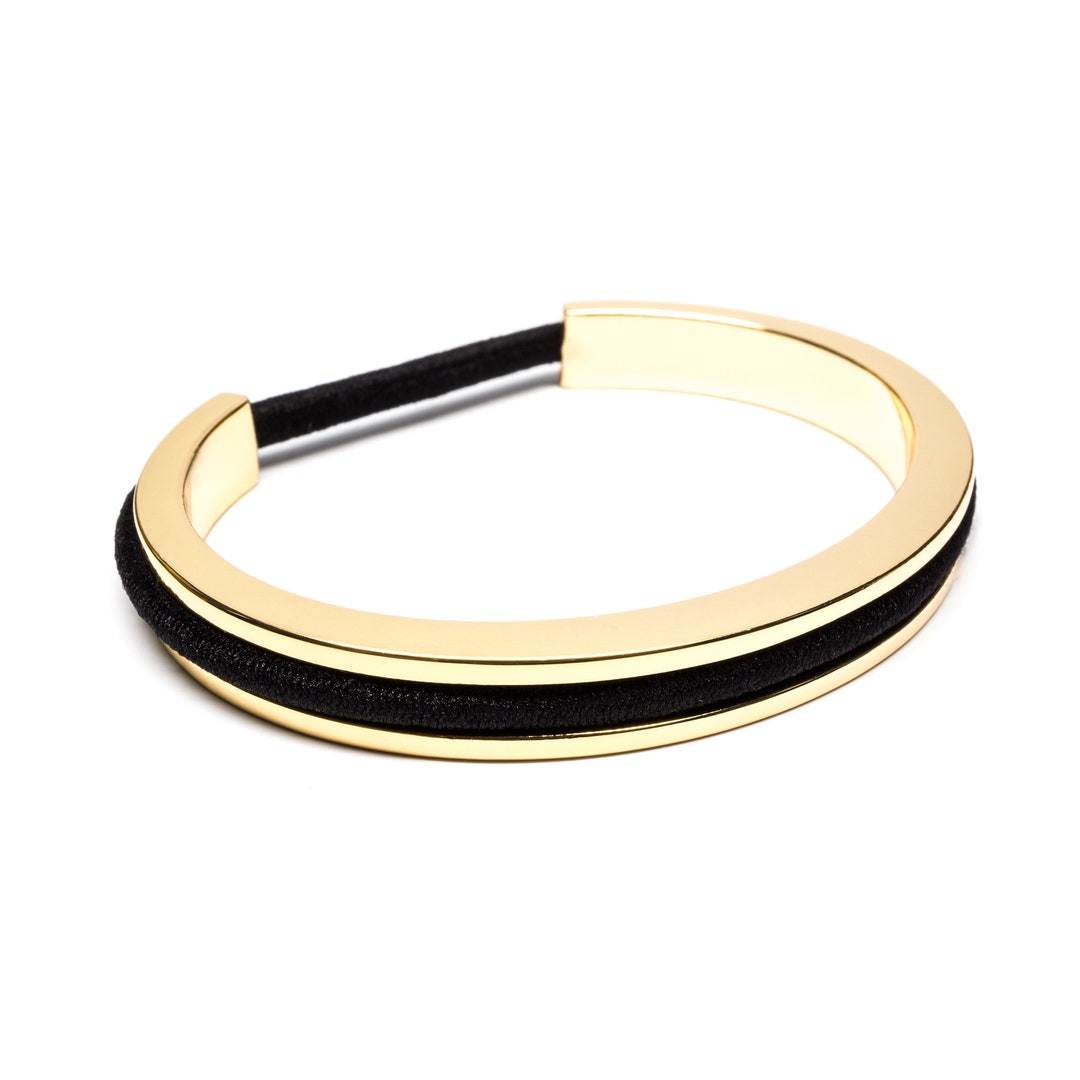 Hair Tie Bracelet, Hair Tie Bracelet Holder Classic Design® Gold - Etsy