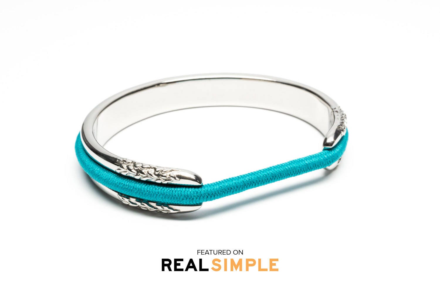 hair tie bracelet sterling silver