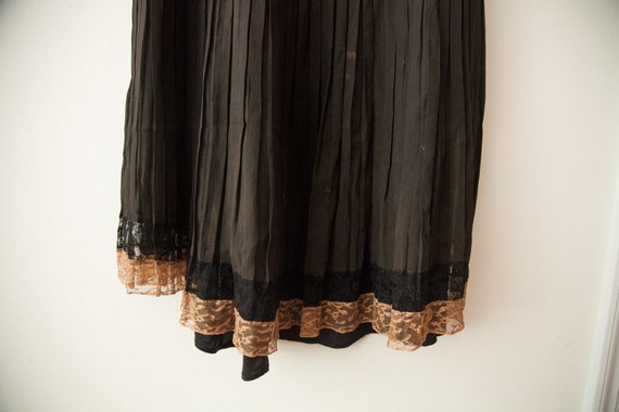 Vintage 1920s Sheer Day Dress // Rayon or Silk wi… - image 3