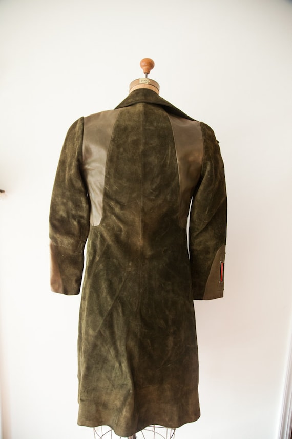 Rare Vintage 1970s Gucci Suede Leather Coat - image 2