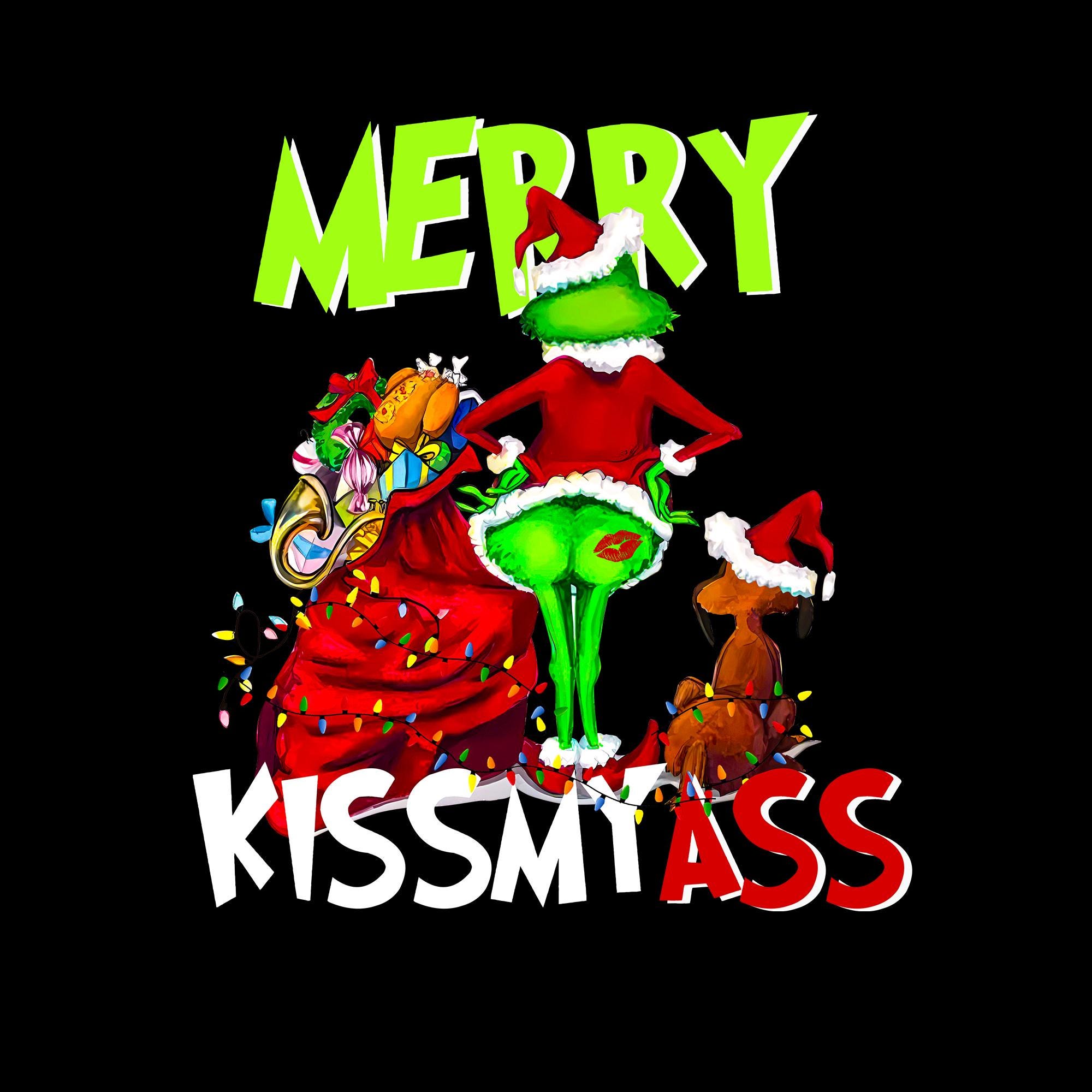 Merry christmas kiss my ass - Etsy.de