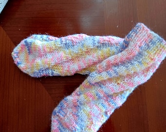 Kid's Hand Knit Warm Socks / Handmade  Warm Socks / Hand Knit  warm socks