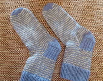 Kid's Hand Knit Warm Socks / Handmade  Warm Socks / Hand Knit  warm socks