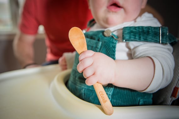 Earlywood Baby Spoon: Sustainable Hardwood Heirloom Gift
