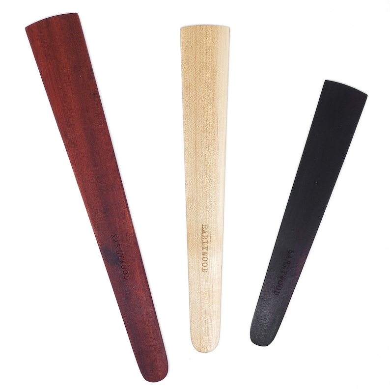 Earlywood Flat Hardwood Spatula Set - Thumbnail 2