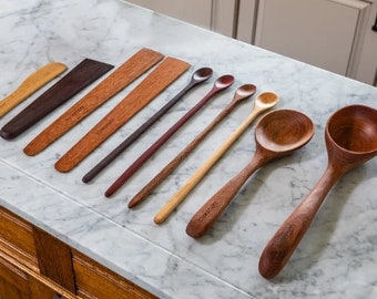 Earlywood -The Newlywood Set / assortment of wood utensils / perfect gift / made  in usa / handmade heirloom tools