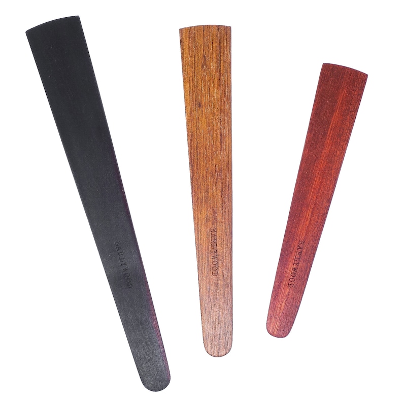Earlywood Flat Hardwood Spatula Set