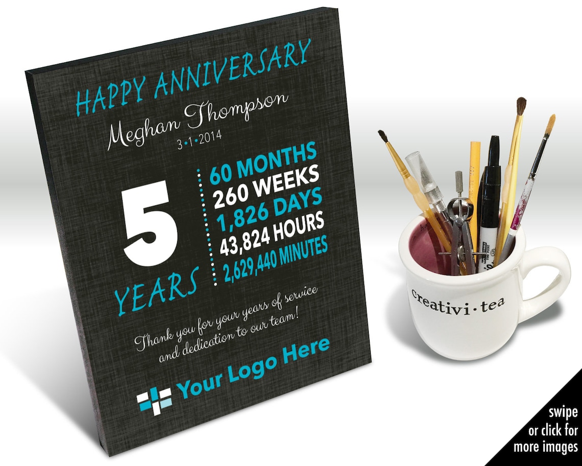 Co-worker Anniversary Certificate
