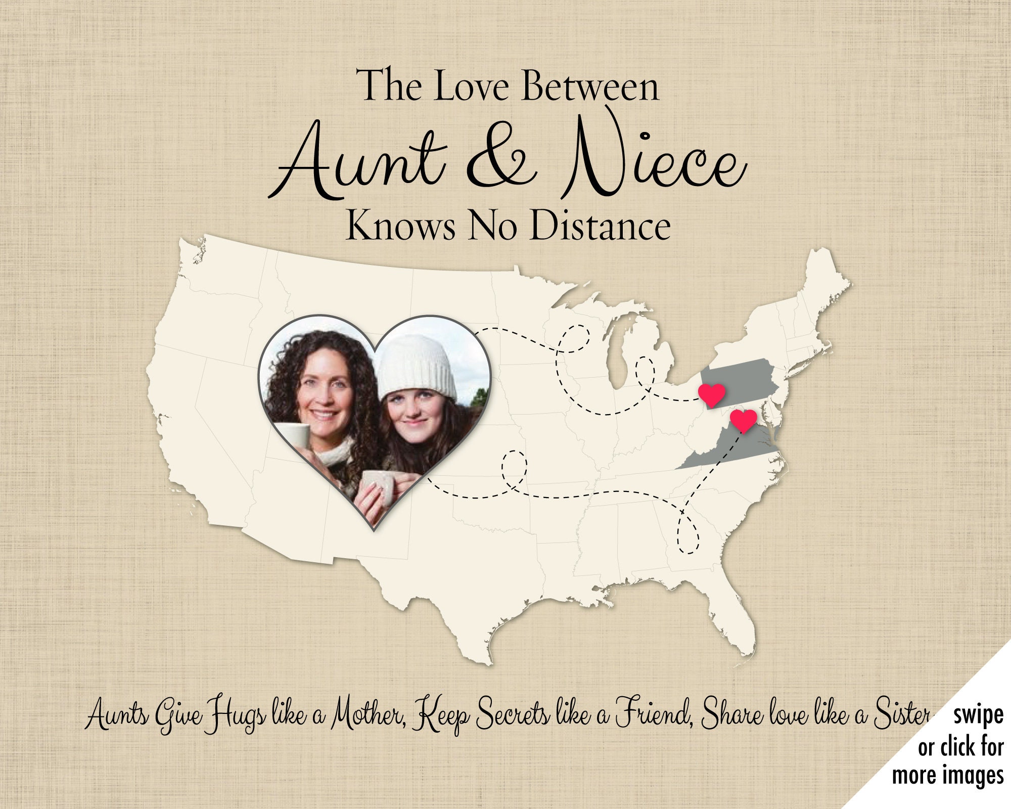The love between an aunt cheap and niece knows no distance