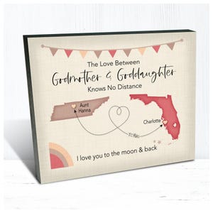1st Birthday Goddaughter Gift from Godmother|Godparents Who Live out of State, Long Distance Goddaughter Gift, Baptism Gift for Goddaughter