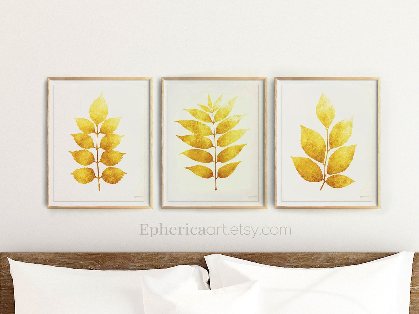 Mustard wall decor Yellow wall art Kitchen Print set of 3 Etsy