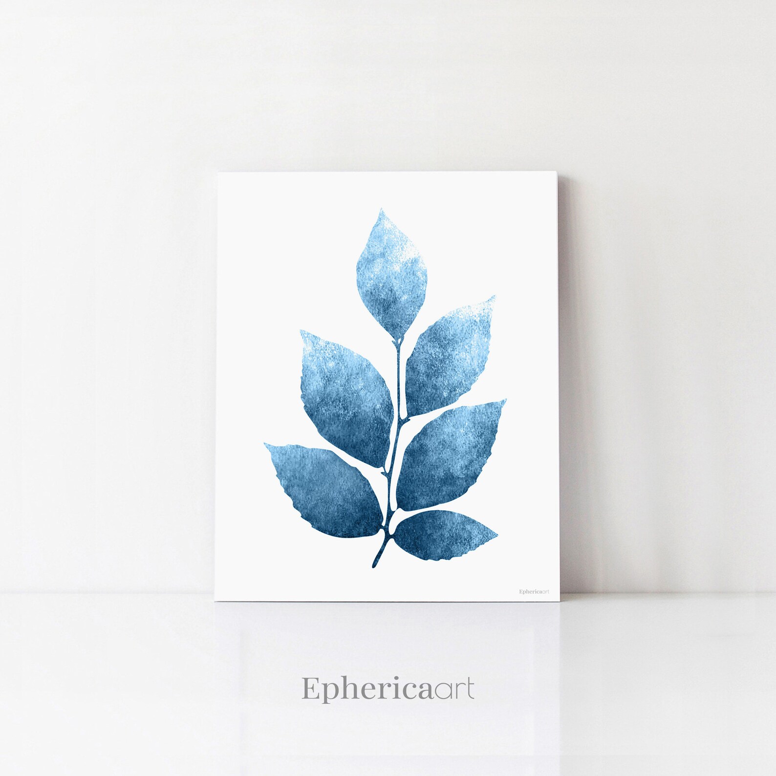 Navy Blue Wall Decor Set of 6 Prints Digital DOWNLOAD Kitchen Etsy