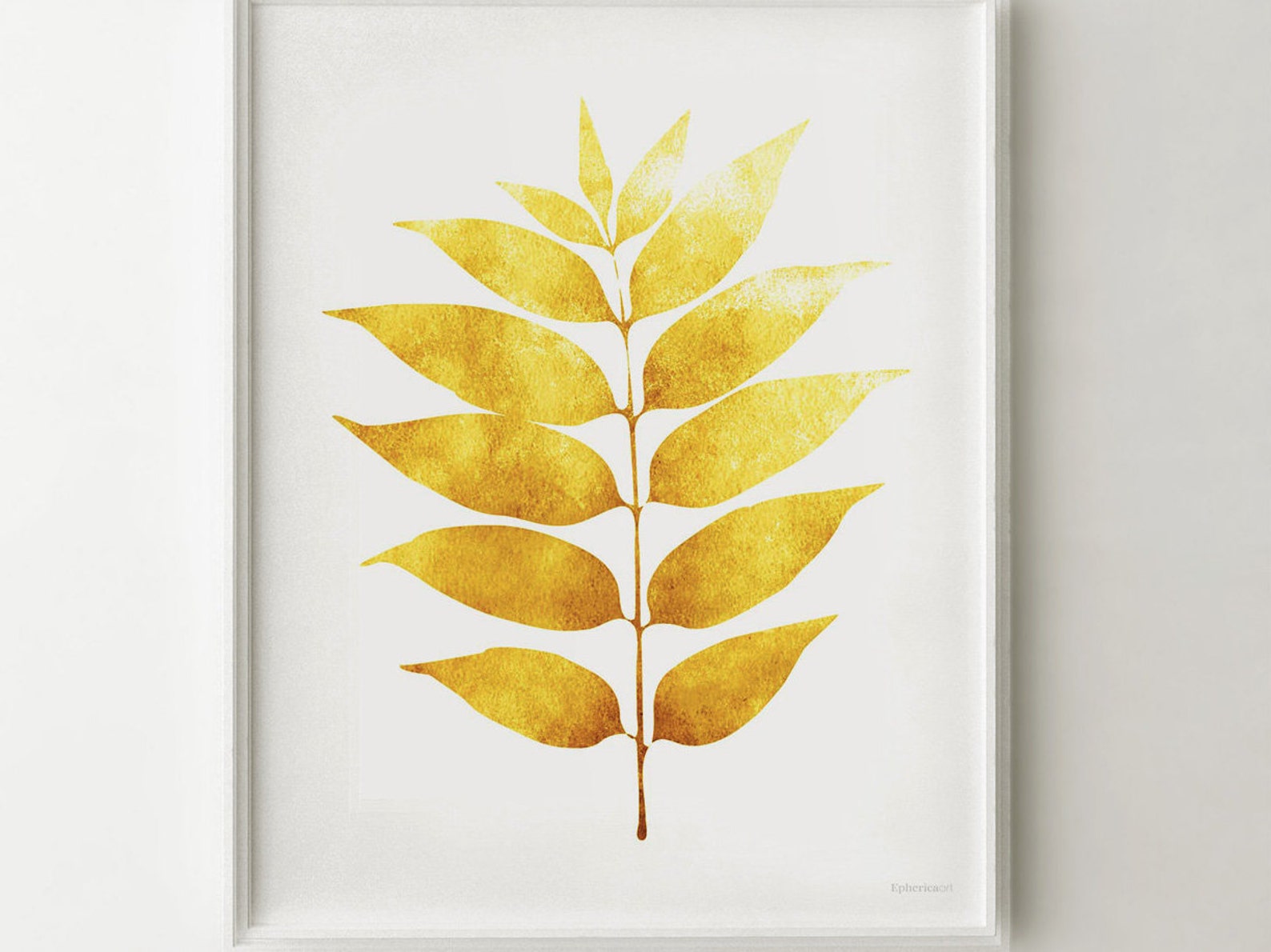 Mustard Yellow Wall Decor Print Set of 3 Yellow Plants Art Etsy Australia