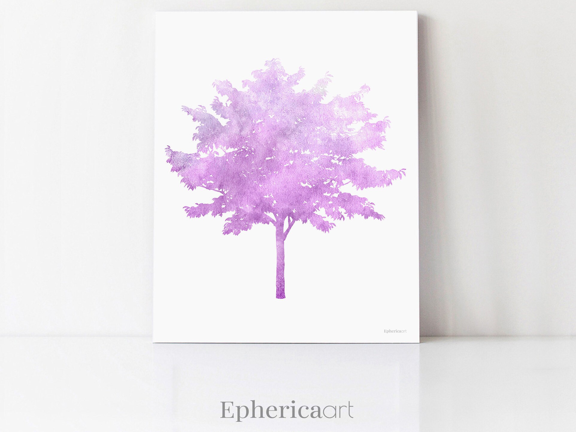 Girl Bedroom Gallery wall art Lavender purple wall decor | Etsy