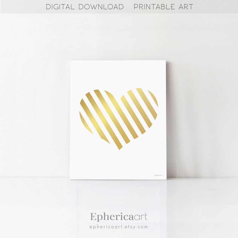 Teen Girls bedroom decor Pink and gold Hearts set of 2 Digital DOWNLOAD prints Above bed wall decor Pink girly room decor Two hearts art