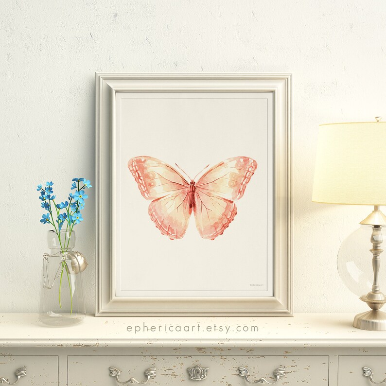 BUTTERFLY Wall Print VARIOUS SIZES Wall Print,Art Print,Nursery Print,