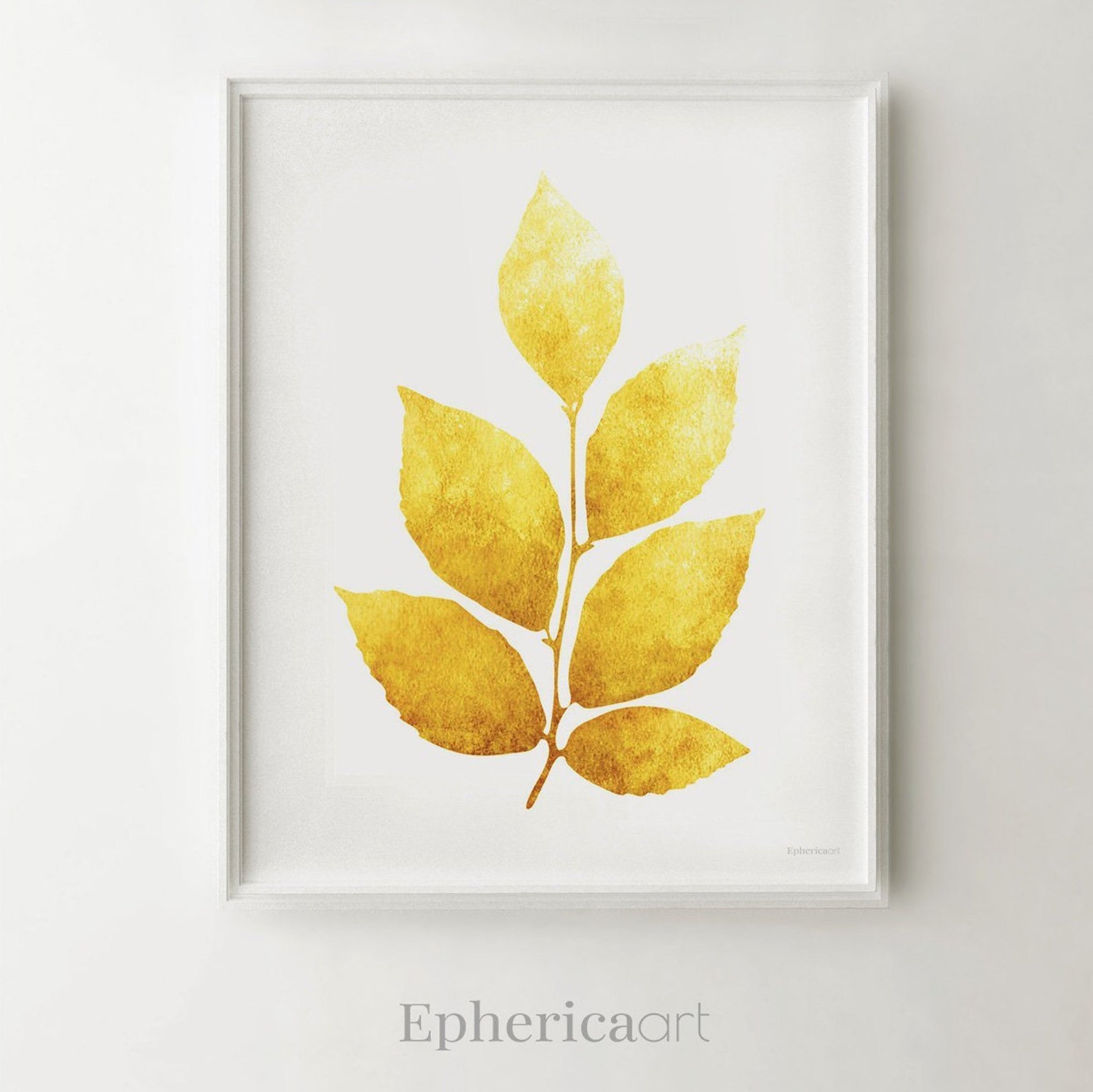 Printable Digital Art Prints DOWNLOAD Ochre Yellow and Gray Etsy