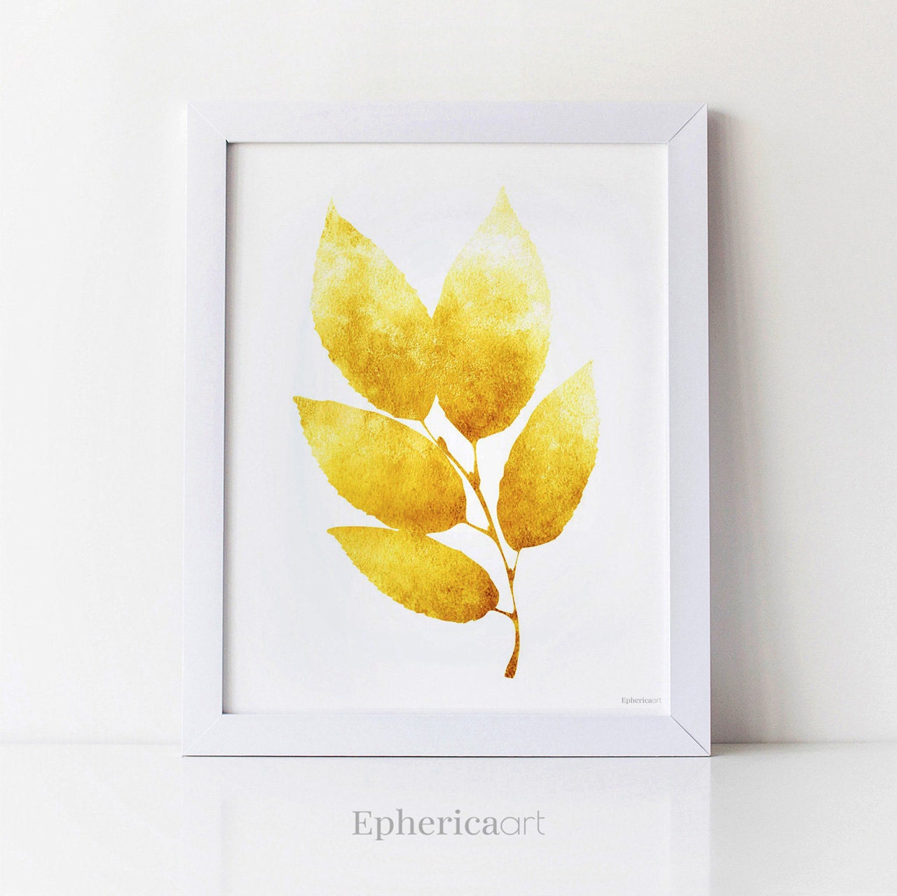 Set of 2 Wall Art Ochre decor Mustard Yellow Prints Kitchen Etsy