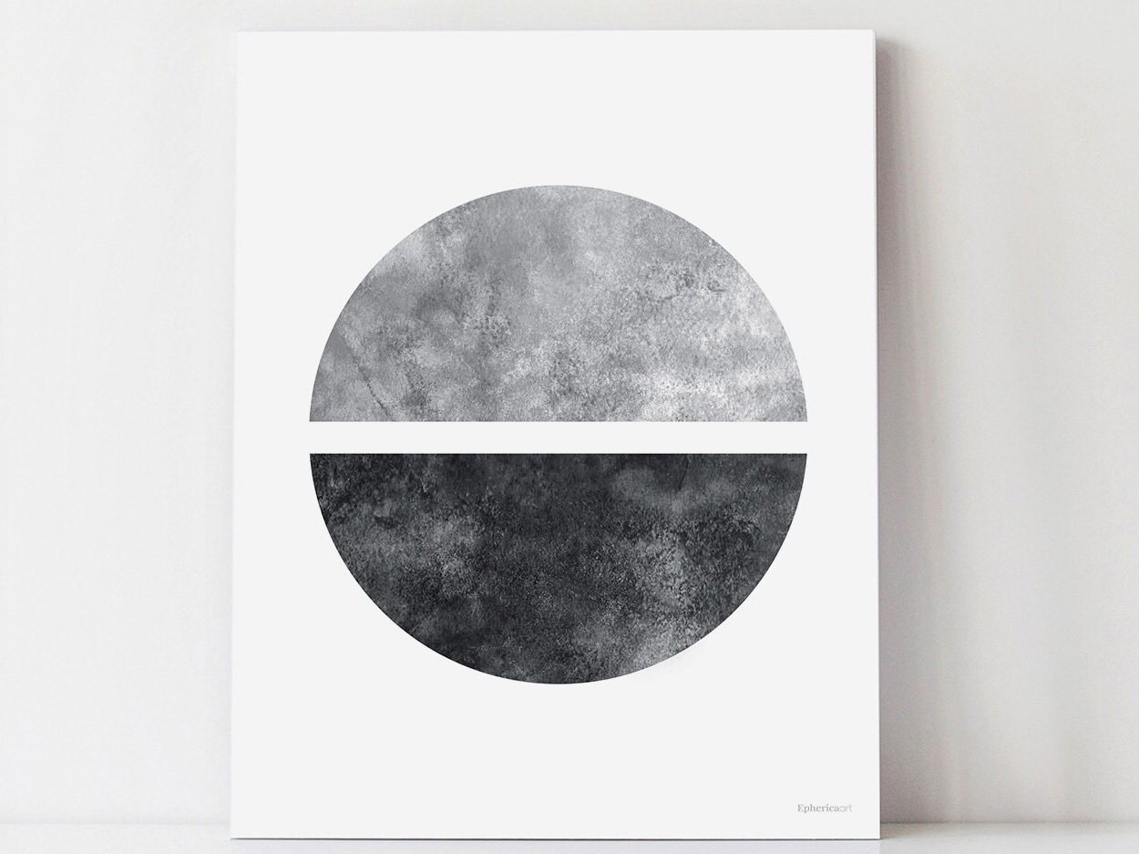 Geometric Art Black and White Prints Black Geometric Designs | Etsy