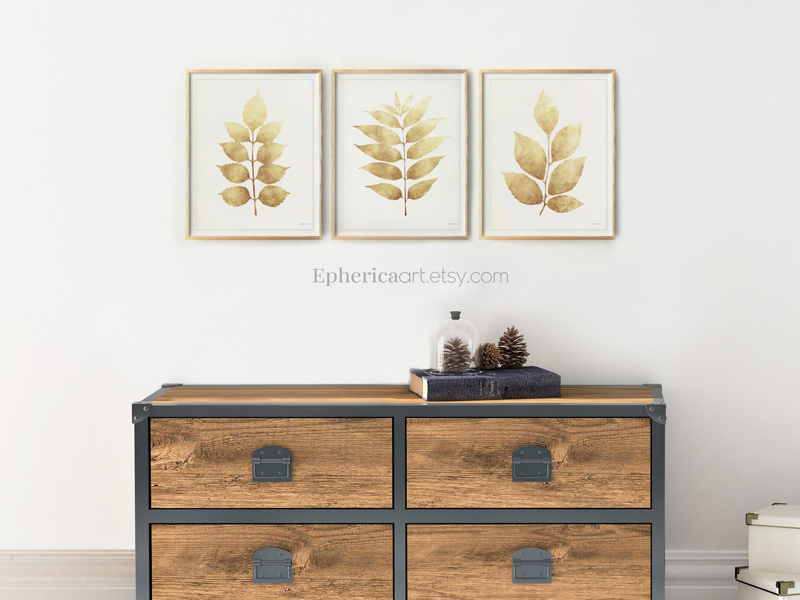 Master Bedroom wall art Above bed print set of 3 beige | Etsy