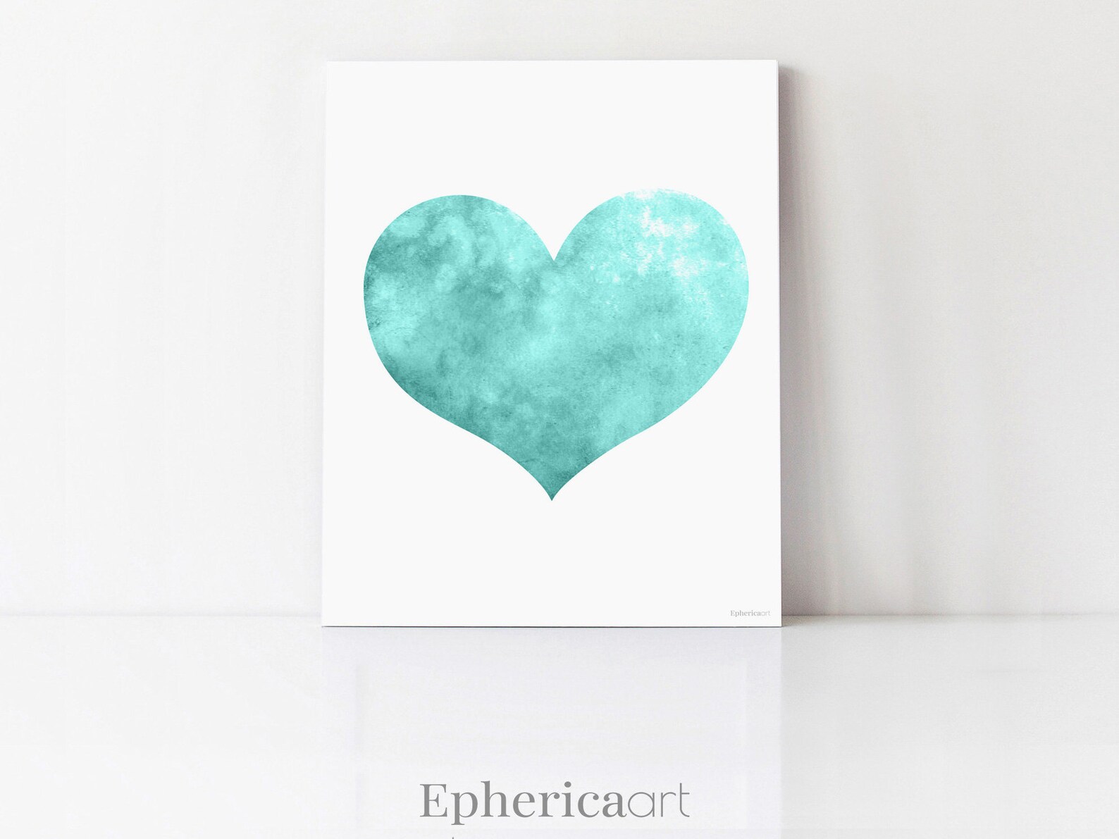 Teal Wall Art Above Bed Art Decor Gallery Wall Set of 8 Prints Etsy