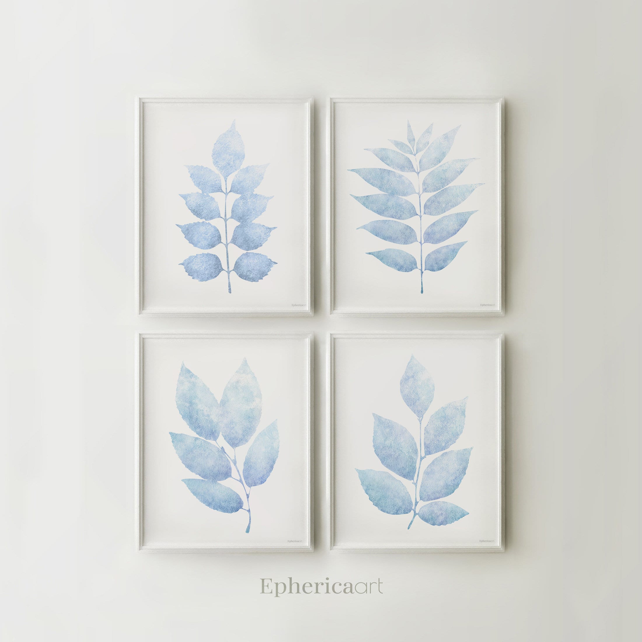 Pale blue wall art deals