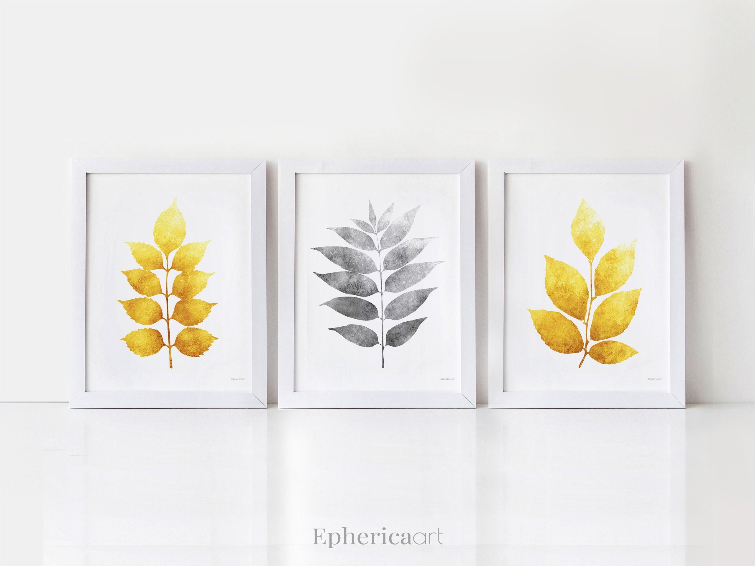 Badezimmer Wandkunst Set von 3 einfachen Kunstwerken von | Etsy