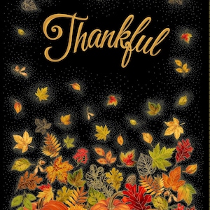 Thankful Quilt Panel by Timeless Treasures