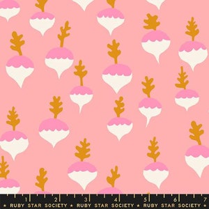 Petunia by Kimberly Kight for Ruby Star Society - Radishes in Pink