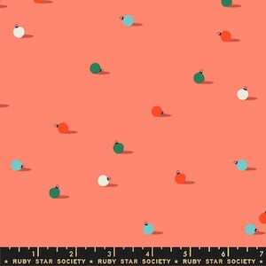 Flurry Spill in Tangerine Dream by Rashida Coleman-Hale of Ruby Star Society for Moda Fabrics