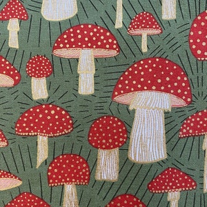 Meadowmere by Gingiber for Moda Fabrics in Fern Mushrooms