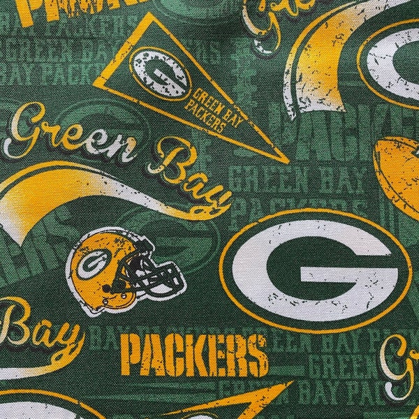 Green Bay Packers Fabric - Etsy