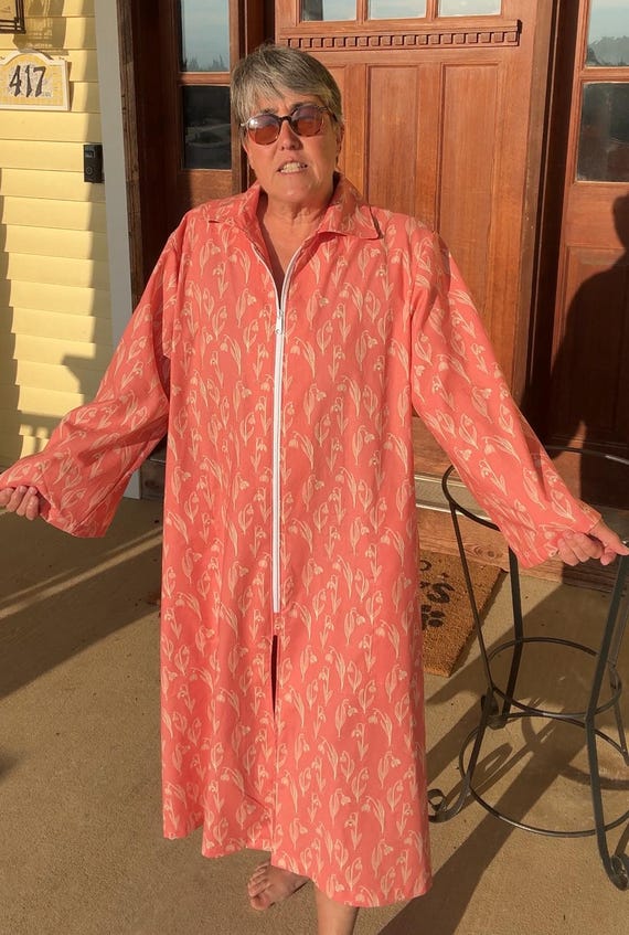 Women's Zip Front Robe Pattern Sizes XS-XL for Summer or Winter