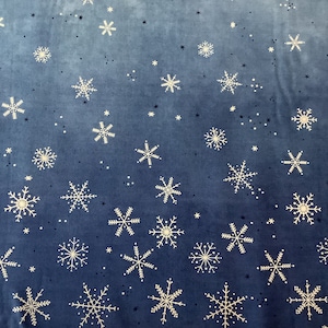 Ombre Flurries Metallic by Vanessa Christenson of V and Co. for Moda Fabrics in Nantucket Blue