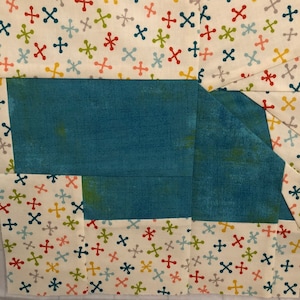 State of Nebraska Paper Pieced Pattern