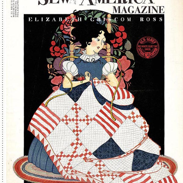 Sew America Betsy Ross Panel by J. Wecker Frisch for Riley Blake Fabrics