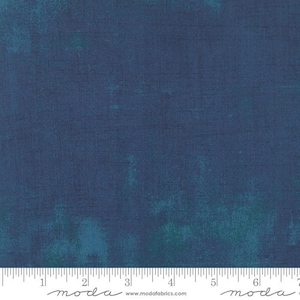 Grunge in Prussian Blue by Basic Grey from Moda Fabrics