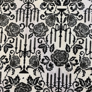 Totally Twilight in Fog by Wishwell Collection for Robert Kaufman Fabrics Candelabras