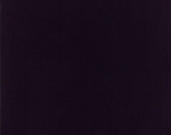 Bella Solids Silky Cotton Solid Soft Black from Moda Fabrics