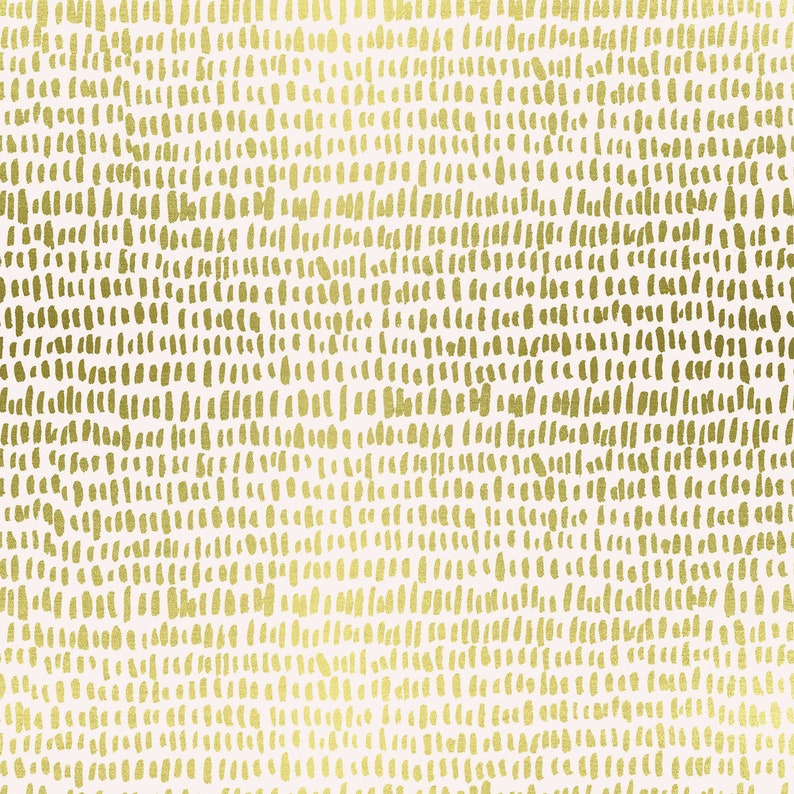 Wildwood - Hatchmarks - Cream Lawn Metallic Fabric by Rifle Paper Co. for RJR Fabrics bild 1