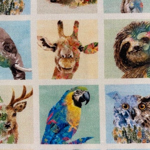 Animal Portraits by Michael Miller Fabrics