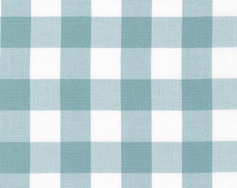 Carolina Gingham 1 inch in Fog by Robert Kaufman